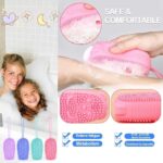 Bubble Bath Brush – Double-Sided Silicone Body Brush with Quick Foaming Sponge, Gentle Exfoliation & Massage for All Skin Types - Image 2