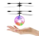 Hand Control Flying Ball with Motion Sensors, 3D Lights, Gravity Sensor, Multi Infrared Induction RC LED Light Helicopter Toy, USB Rechargeable Crystal Ball, Luminous Colorful Hovering Flying Ball for Boys and Girls, Indoor/Outdoor Kids Toy Rs 732 - Image 3