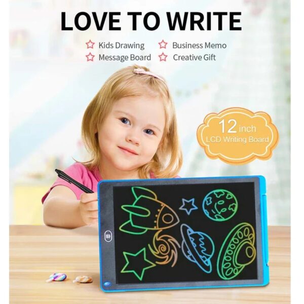 8.5 Inch LCD Writing Tablet for Kids – Colorful Doodle Board Drawing Tablet with Lock, Erasable & Portable