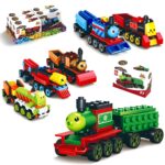 Pack Of 01 - Cartoon Train DIY Building Block Toy | Cartoon Train Block Set F - Image 4
