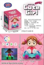 Funny Cute Girl Car with Light & Sound | Best Quality Cute Girls Car For Girls | Toys For Girls | Toys For Baby Girls - Random Color
